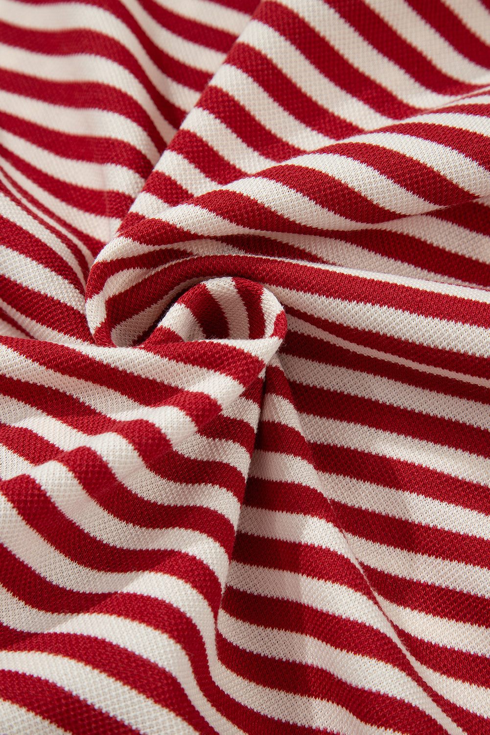 Stripe Bow Back Cutout Tee