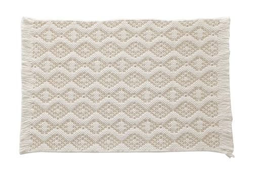 Diamond Woven Fringe Placemats