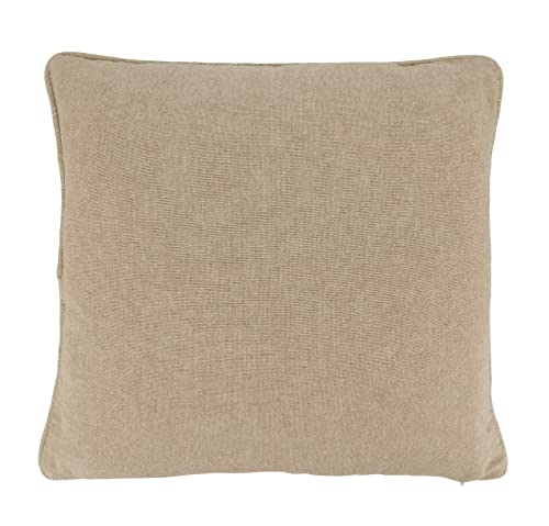 Beaded Snowflake Throw Pillow — 18 × 18 in