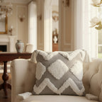Textured Boho Accent Pillow