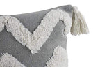 Textured Boho Accent Pillow