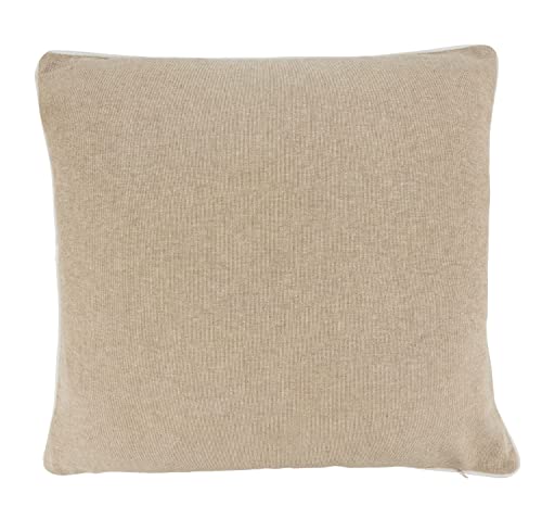 Beaded Reindeer Throw Pillow — 18 × 18 in