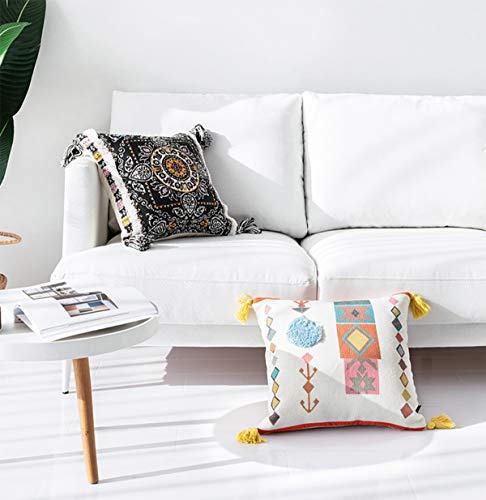 Textured Boho Accent Pillow