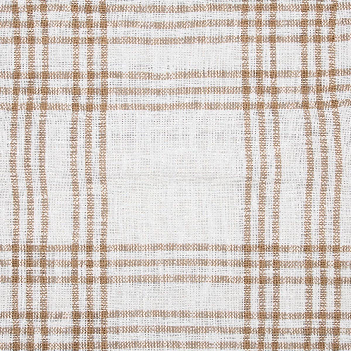 Wheat Plaid Woven Throw 50x60