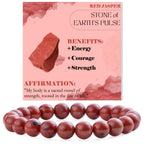 Handcrafted Natural Stone Beaded Bracelet