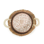 Handmade Owl Bread Warmer & Wicker Basket