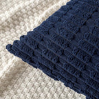 Tufted Dot Corduroy Throw Pillow 18"x18" with 450g Insert