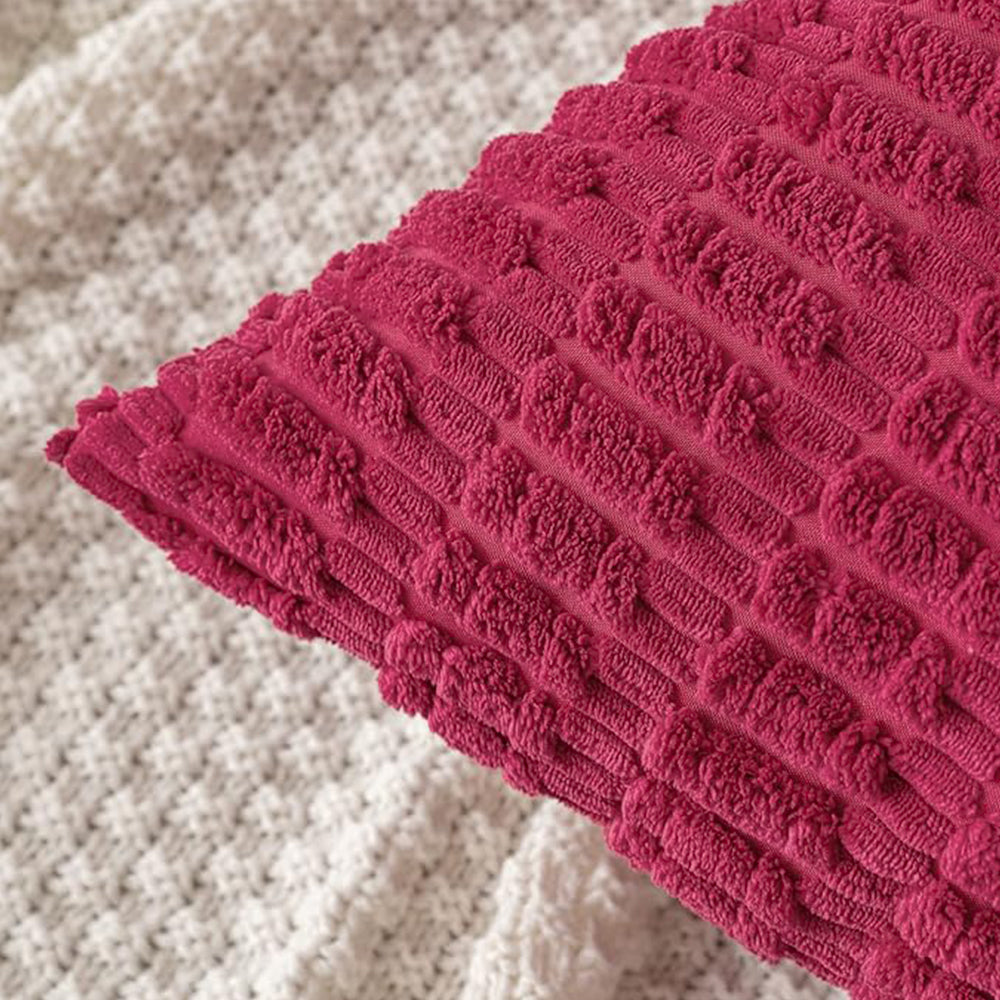 Tufted Dot Corduroy Throw Pillow 18"x18" with 450g Insert