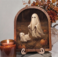 Ghost Dog Walk Art With Stand
