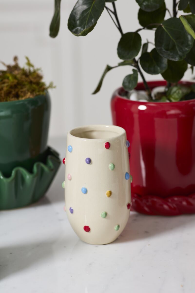 Color Dot Vase
