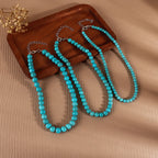 Turquoise Beaded Pendant Necklace