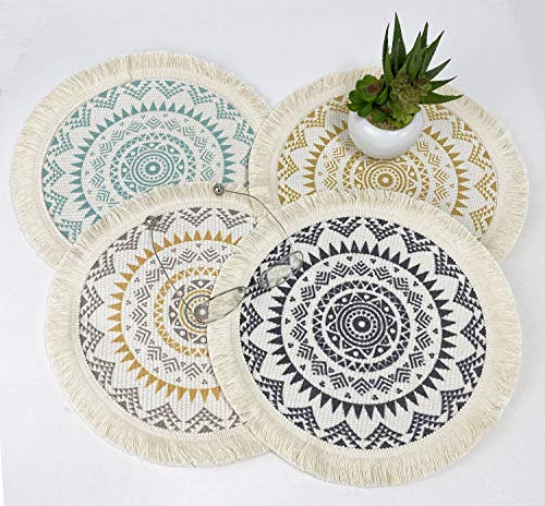 Mandala Fringe Placemats