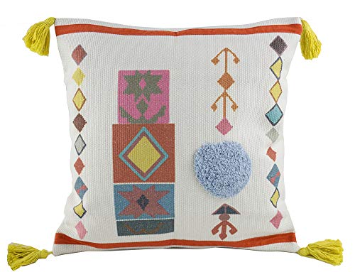 Textured Boho Accent Pillow
