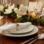 Hammered Silver Napkin Rings