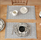 Diamond Woven Fringe Placemats