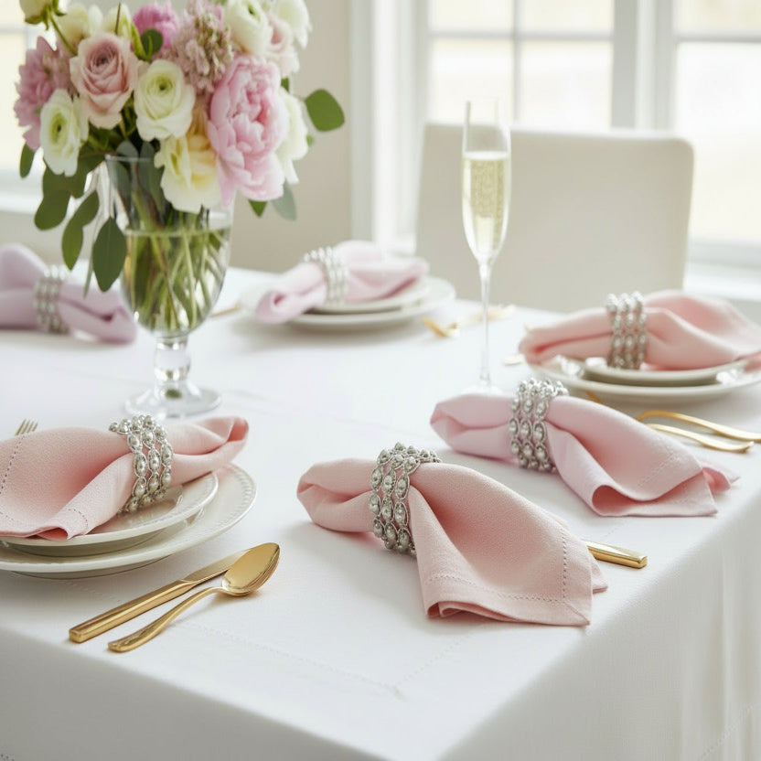 Sculpted Silver Napkin Rings