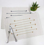 Textured Stripe Cotton Placemats