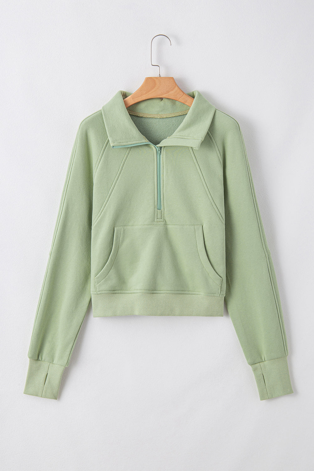 Fleece Lined Zip-Up Sweatshirt