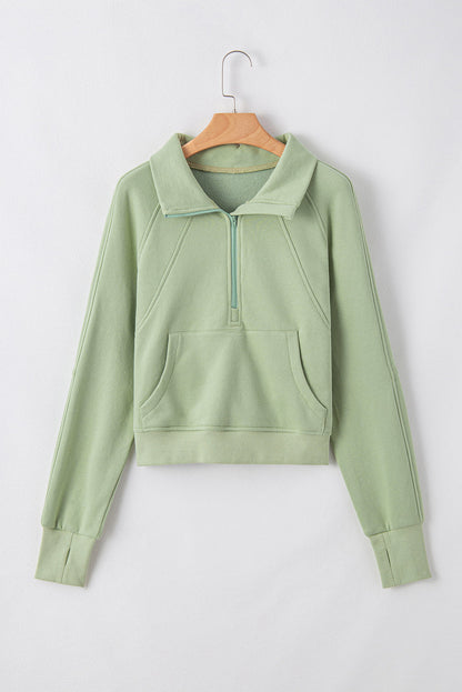 Fleece Lined Zip-Up Sweatshirt