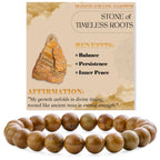Handcrafted Natural Stone Beaded Bracelet