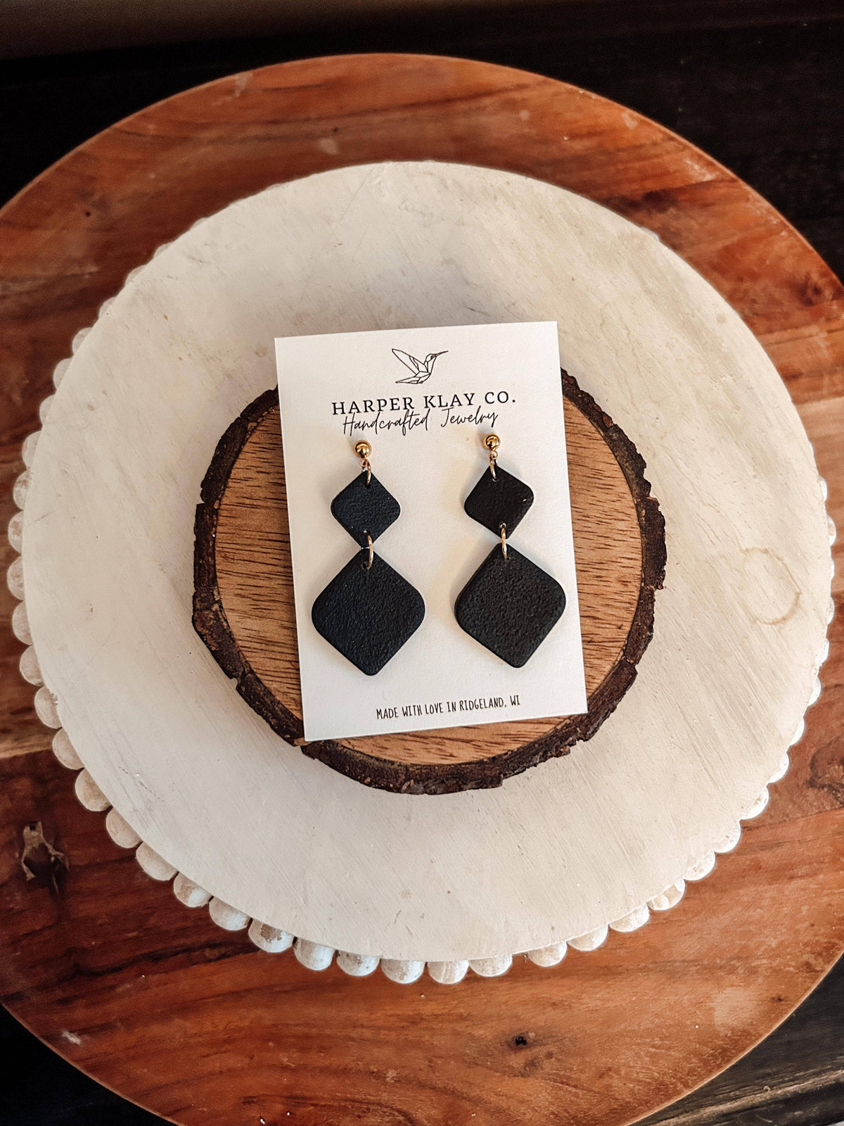 The Lynsey Set -  Polymer Clay Dangle Earrings