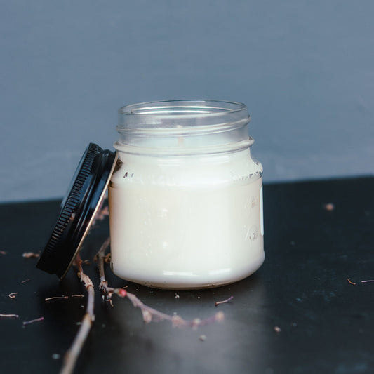 6.5 oz Mason Jar Soy Candle - Sweet Vanilla Cinnamon