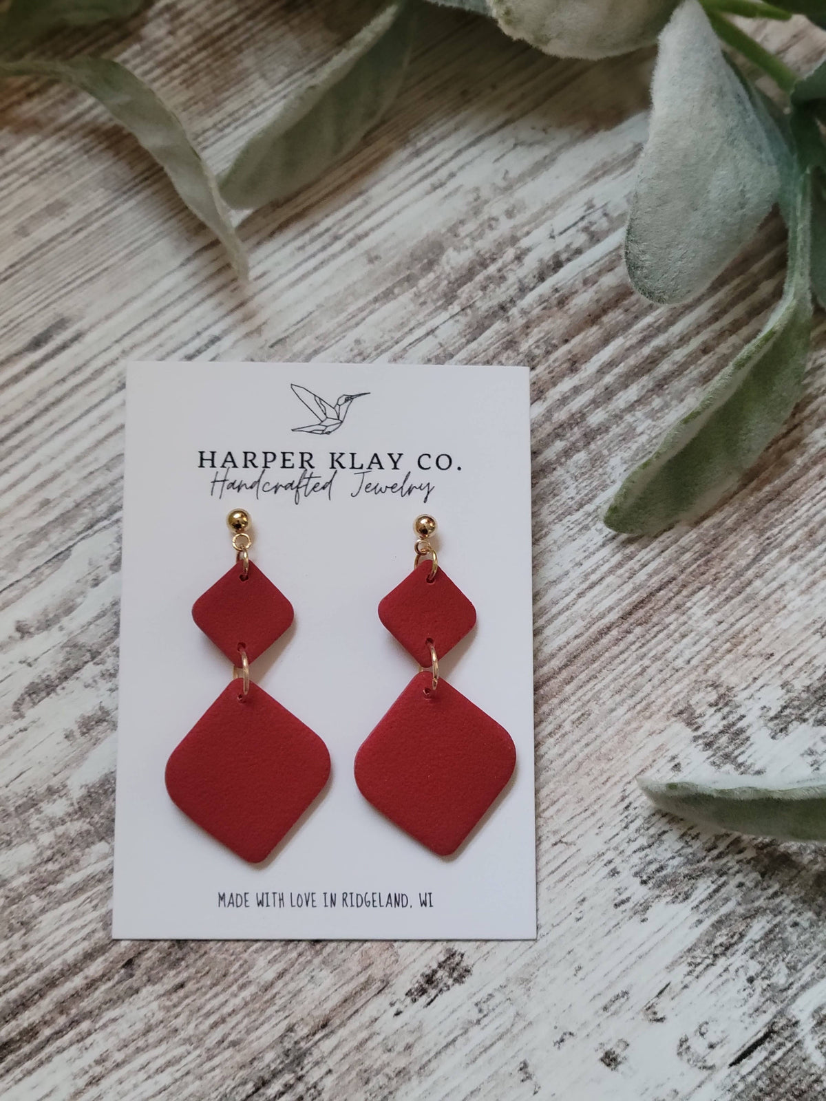 The Lynsey Set -  Polymer Clay Dangle Earrings