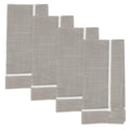 Classic Pleated Border Cloth Napkins