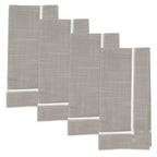 Classic Pleated Border Cloth Napkins