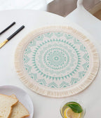 Mandala Fringe Placemats