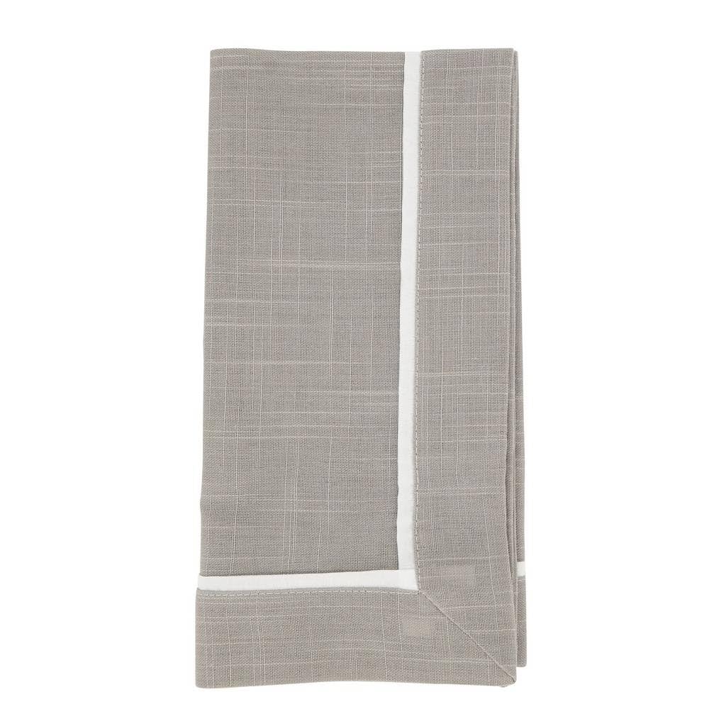 Classic Pleated Border Cloth Napkins