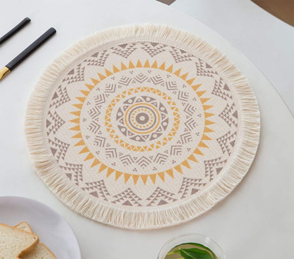Mandala Fringe Placemats
