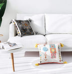 Textured Boho Accent Pillow