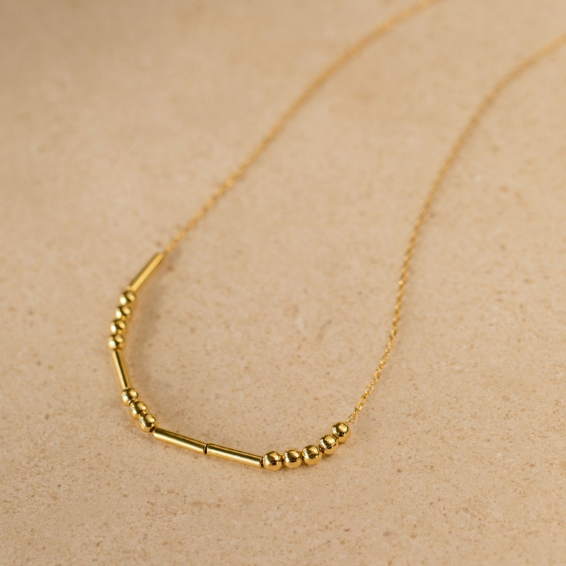 Personalized Morse Code Necklace