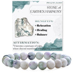 Handcrafted Natural Stone Beaded Bracelet