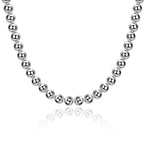 Silver Beaded Necklace