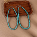 Turquoise Beaded Pendant Necklace