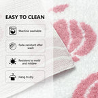 Aprophic Pink Pumpkin Bath Mat