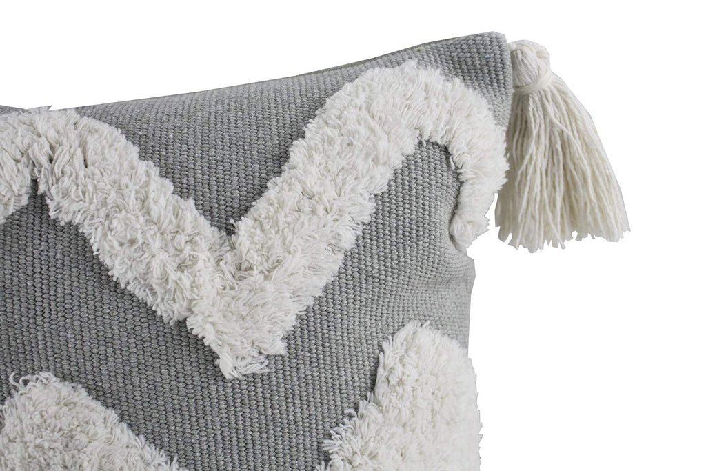 Textured Boho Accent Pillow