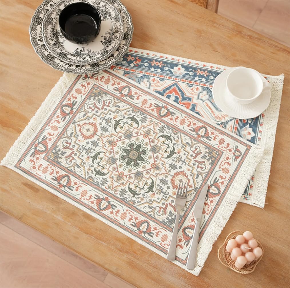 Antique Turkish Fringe Placemats