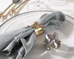 Scalloped Metal Napkin Rings