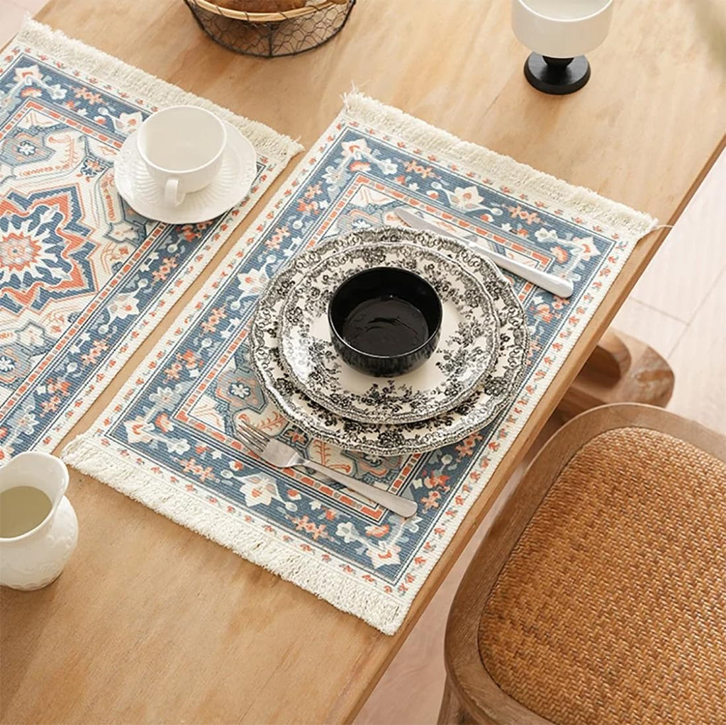 Antique Turkish Fringe Placemats