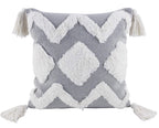 Textured Boho Accent Pillow