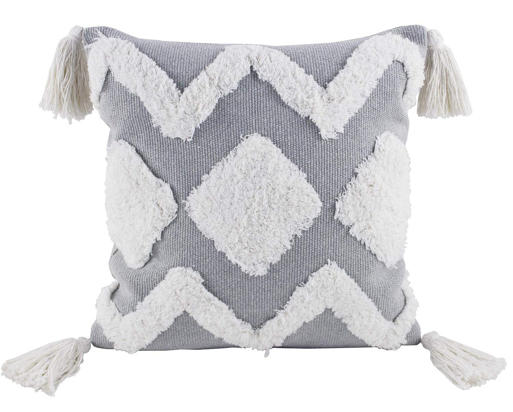 Textured Boho Accent Pillow