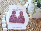 The Boho Rainbow Set - Polymer Clay Earrings