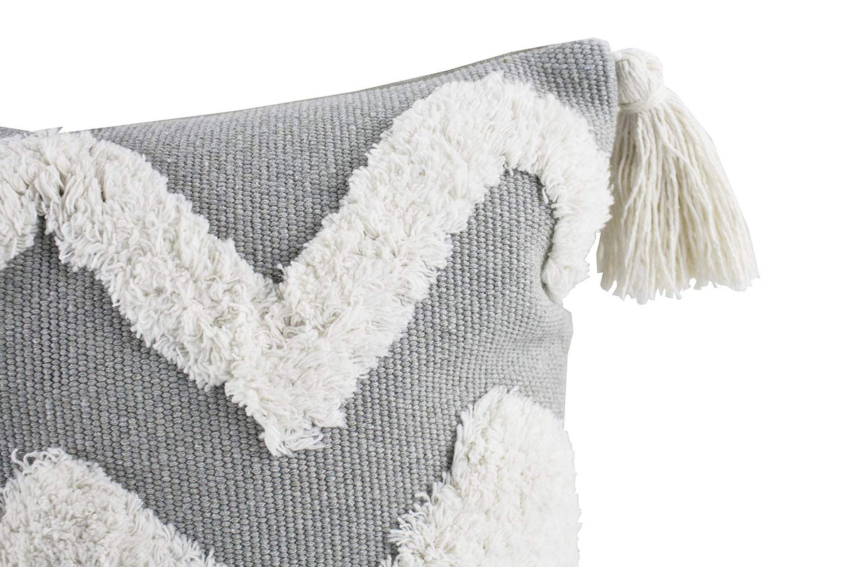 Textured Boho Accent Pillow