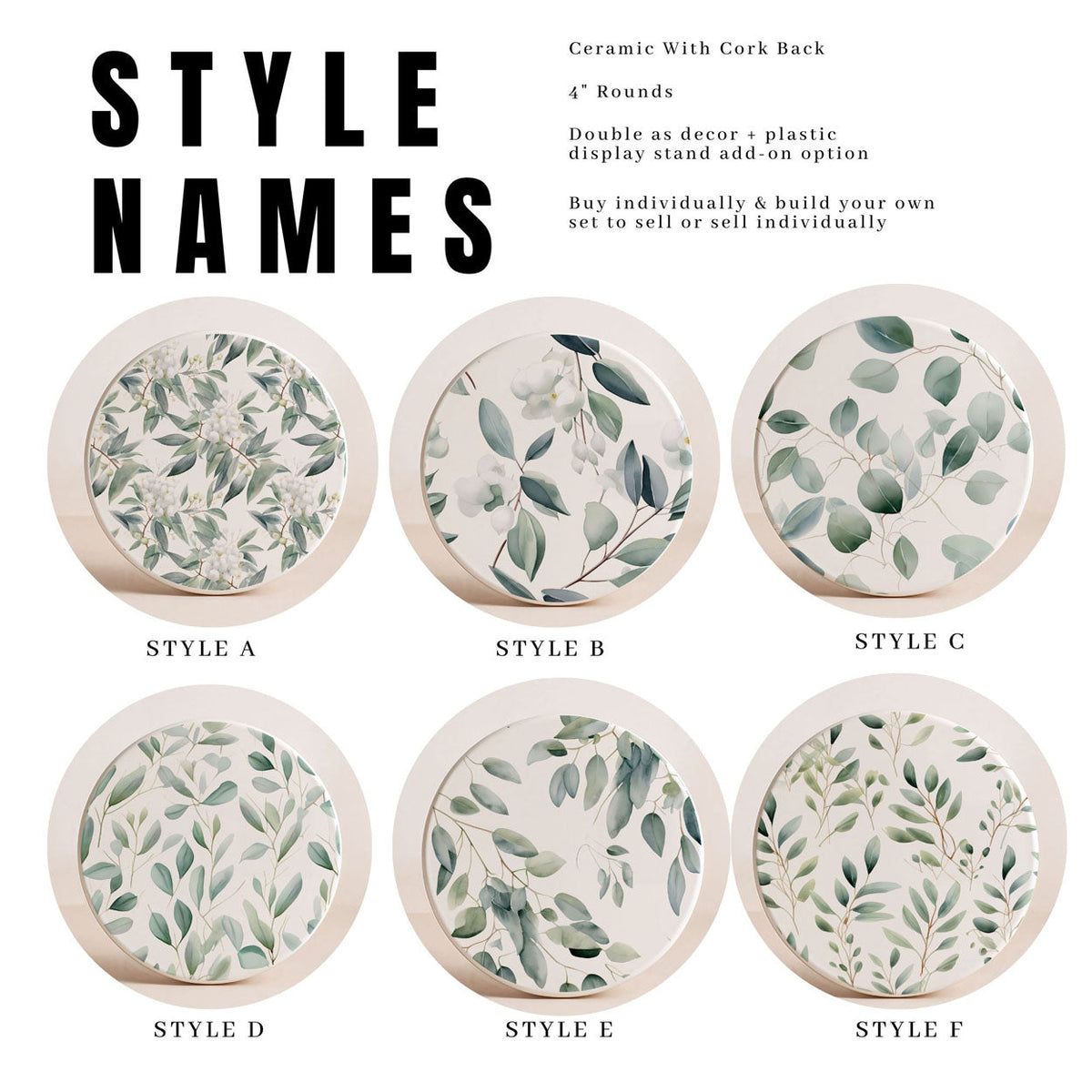 Eucalyptus Coasters