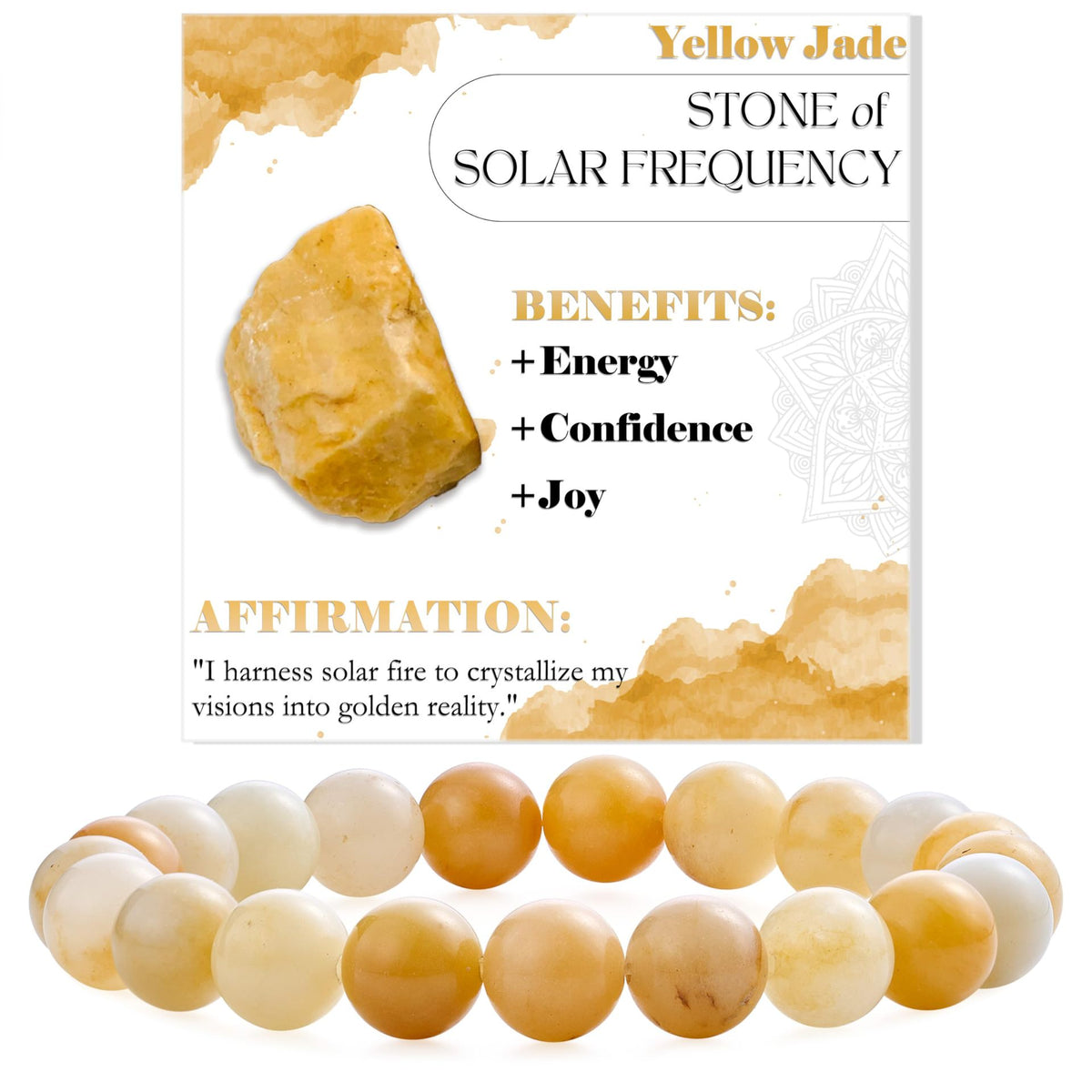 Handcrafted Natural Stone Beaded Bracelet
