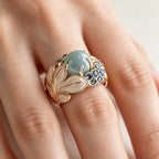 Vintage Botanical Statement Ring