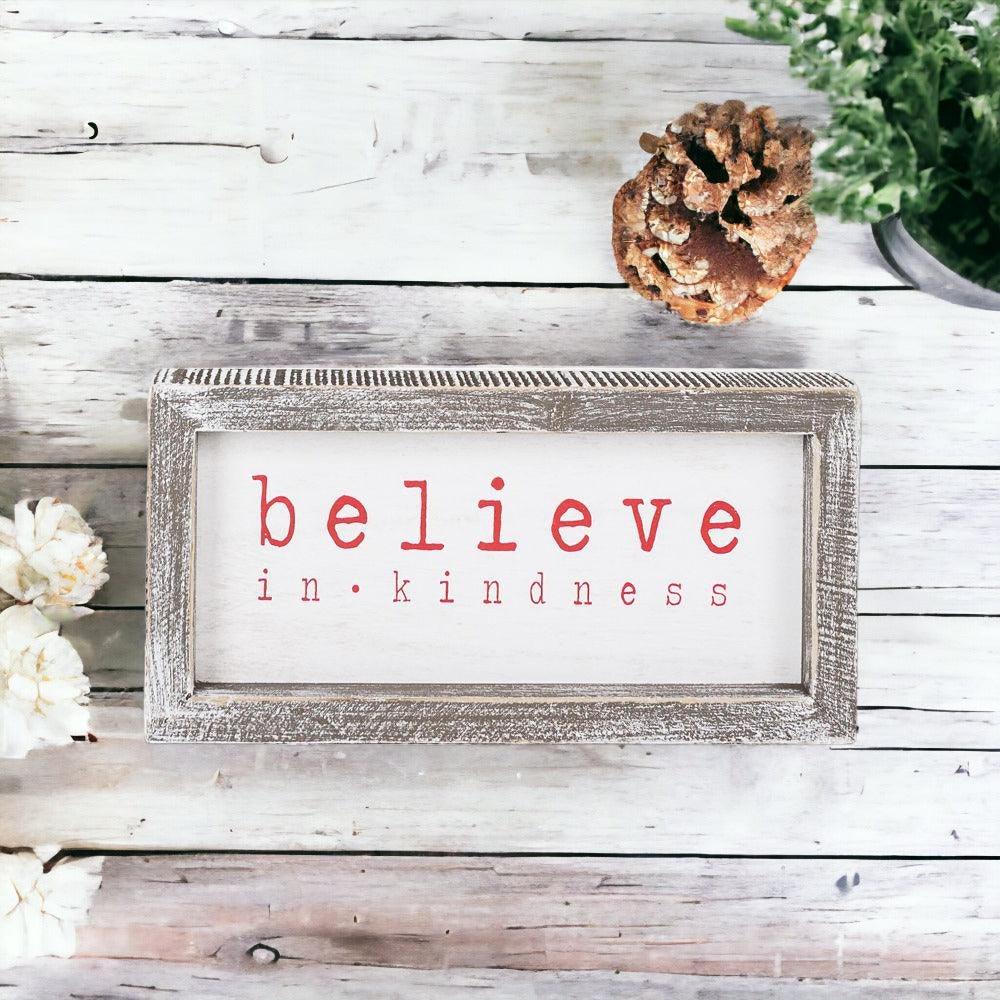 Believe Signs, Farmhouse Christmas decorations